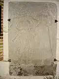Stèle dans l'église