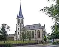 Église de Hamm construite en 1337 et agrandie en 1902.