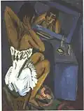 Ernst Ludwig Kirchner,Femme devant son miroir,vers 1912