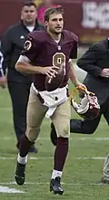 Avec un uniforme rétro, lors de la victoire contre les Buccaneers le 25 octobre 2015.