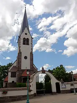 L'église Saint-Martin.