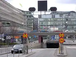 Entrée du tunnel depuis Sveavägen.