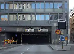 Entrée du tunnel depuis Centralbron.