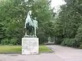 Un des Rossebändiger sculpté en 1842 par Peter Clodt von Jürgensburg