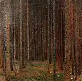 Gustav Klimt: Forêt de pins I, 1901