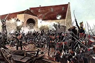 Prise de La Haye Sainte par les Français
