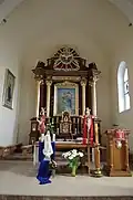 Intérieur de l'église.