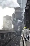 Départ vers le refroidisseur