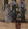 Pot de fleur et cruche en céramique (1912).