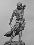 Agyō, un des deux Kongō Rikishi du Kōfuku-ji. Vers 1190-1199.