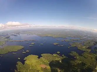 Le lac Konnivesi.