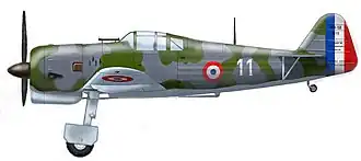 Vue de l'avion.