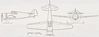 vue en plan de l’avion