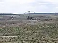 La mine de lignite.