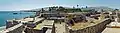 Vue panoramique de l'intérieur du château.