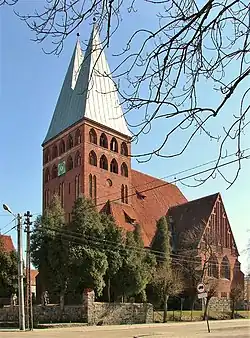 L'église évangélique.