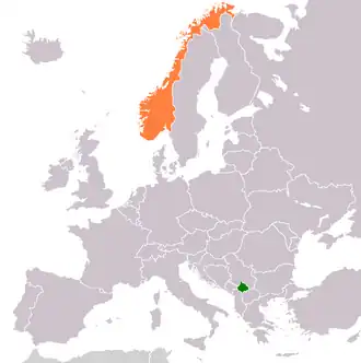Norvège et Kosovo