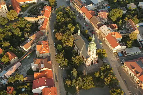 Vue aérienne.