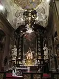 Le maître-autel de l'église.