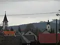 Les clochers des deux églises