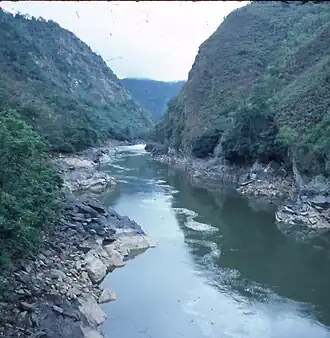 Le Kouilou à hauteur de Sounda