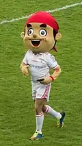Koxka, mascotte officielle du club à partir de la saison 2015.
