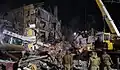 Maison à Kramatorsk après un bombardement russe, 1er février 2023.
