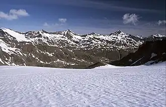Vue de la Kreuzspitze (à droite).