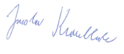 signature de Jaroslav Krombholc