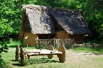 Région minière préhistorique de silex rayé de Krzemionki.