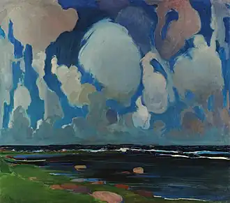 Nuages en Finlande, 1908.