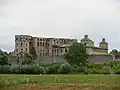 Une vue externe du château