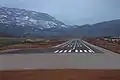 Piste d'atterrissage.