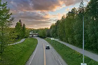 Route Kulomäentie.