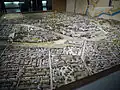 Maquette du château et de la ville durant la période d'Edo.