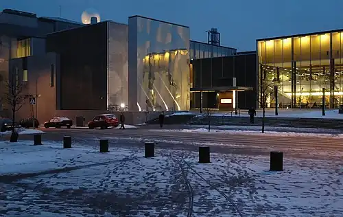 Le bâtiment Physicum du campus de Kumpula.