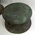 Tambour de bronze. Période des Royaumes combattants, 475-221 AEC. Musée Provincial du Yúnnán, Kunming