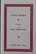 Anna Blume par Kurt Schwitters.