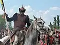 Cavalier hongrois au Kurultáj.