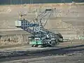L'extraction de lignite.