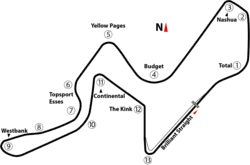 Tracé de la course