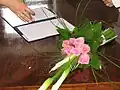 Bouquet linéaire, étagé