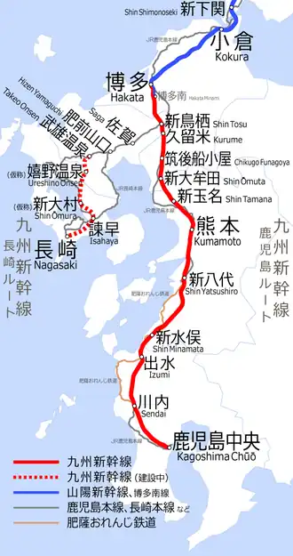 Voir la carte de la ligne.