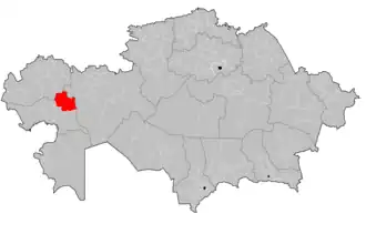 Localisation de District de Kyzylkoga