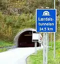 Entrée nord du tunnel.