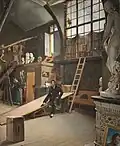 Léon Cogniet dans son atelier, Musée des Beaux-Arts d'Orléans