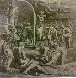 Le jardin de Pomone, d'après Primaticcio.