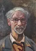 Léon Houyoux, autoportrait, coll. privée