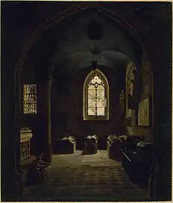La Salle du XIIIe&nbsp;siècle au musée des Monuments français, musée Carnavalet.