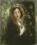 Au bois du rêve (étude) - 1898 - Pastel - 29&nbsp;×&nbsp;20&nbsp;cm